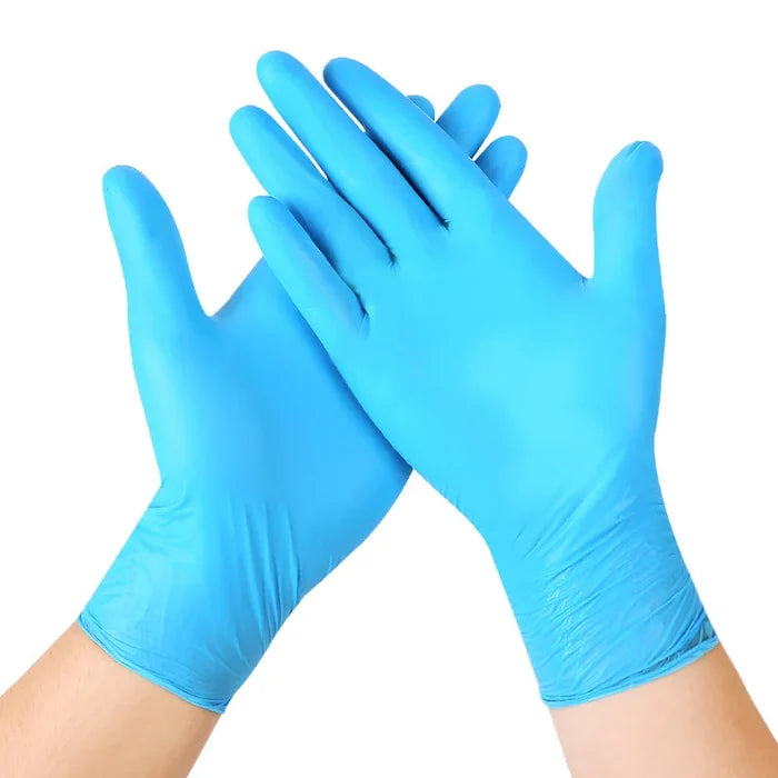 Disposable Black Nitrile Gloves Safety Tools For Household Cleaning