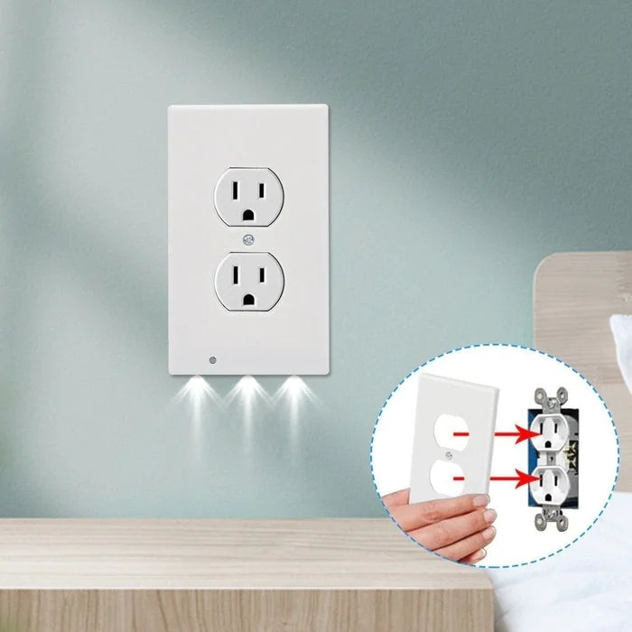 Outlet Wall Plate With Led