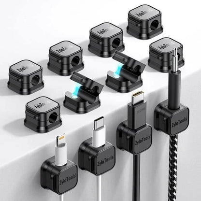 Magnetic cord clip